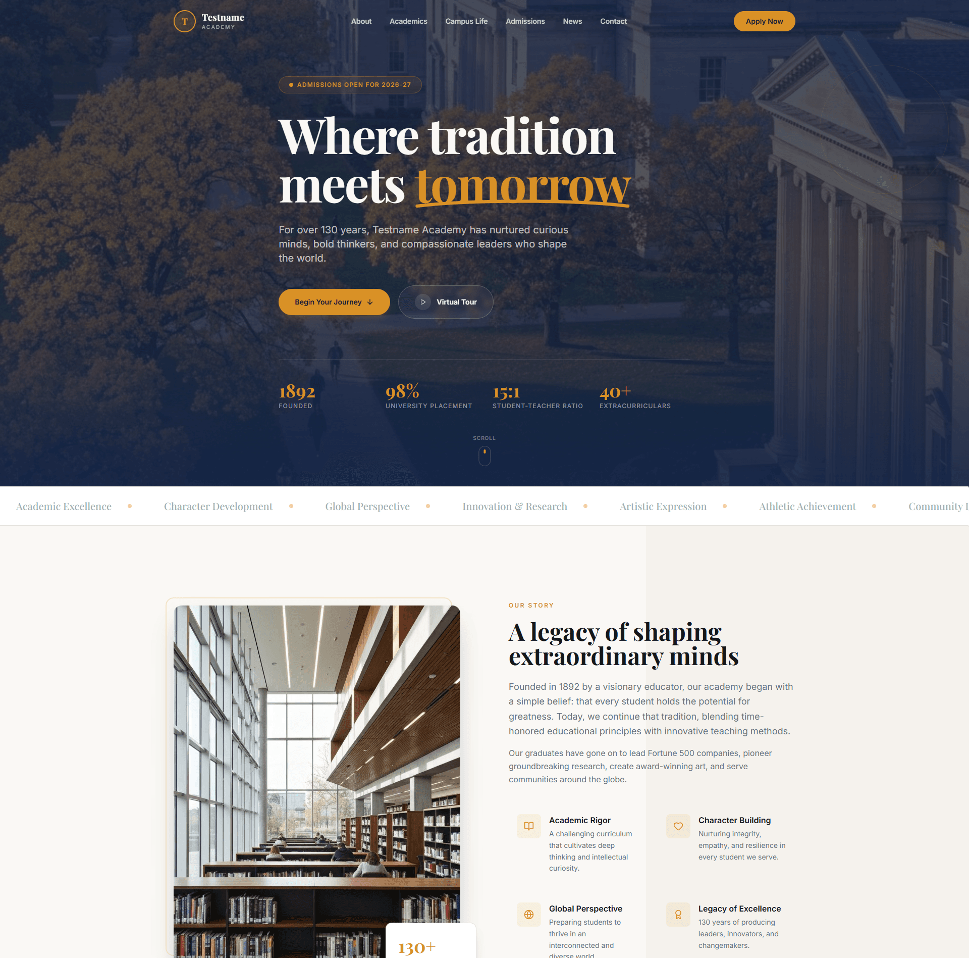 Testname Academy screenshot 1