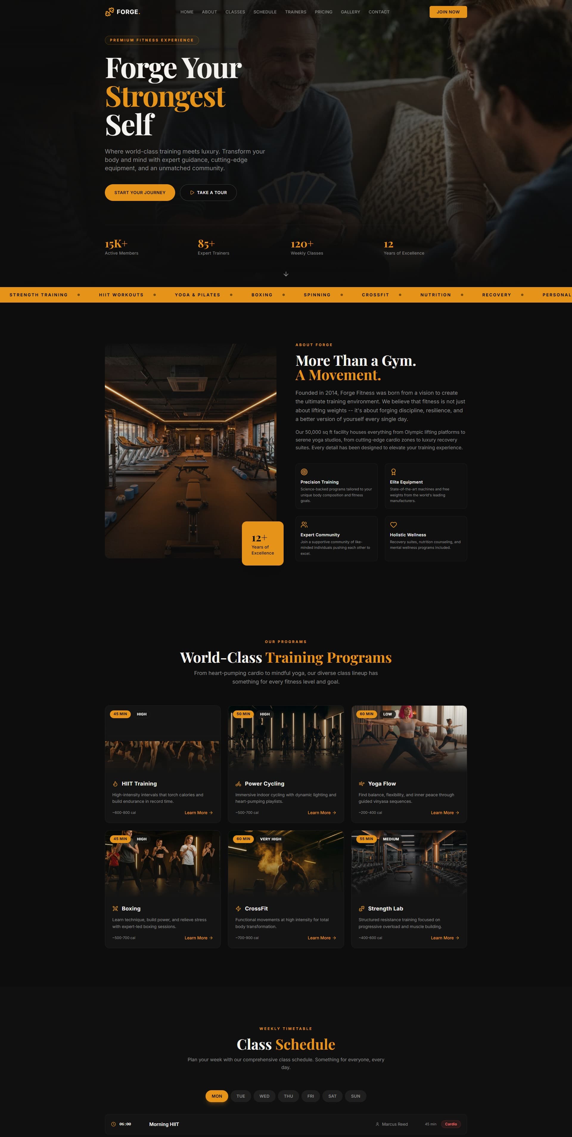 Forge Fitness screenshot 1