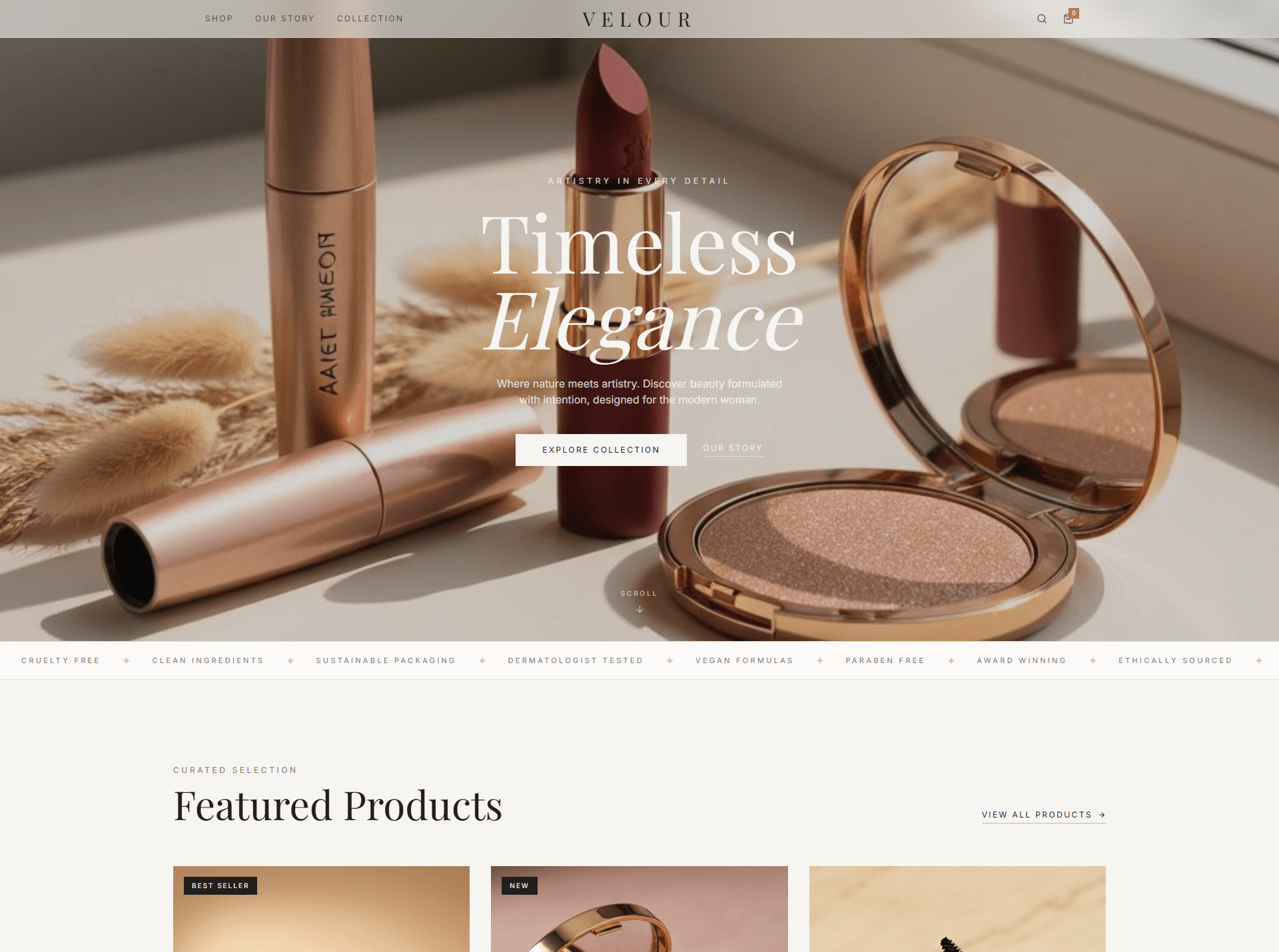 Velour Beauty screenshot 1